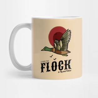 Vintage Flying Duck Tattoo Mug